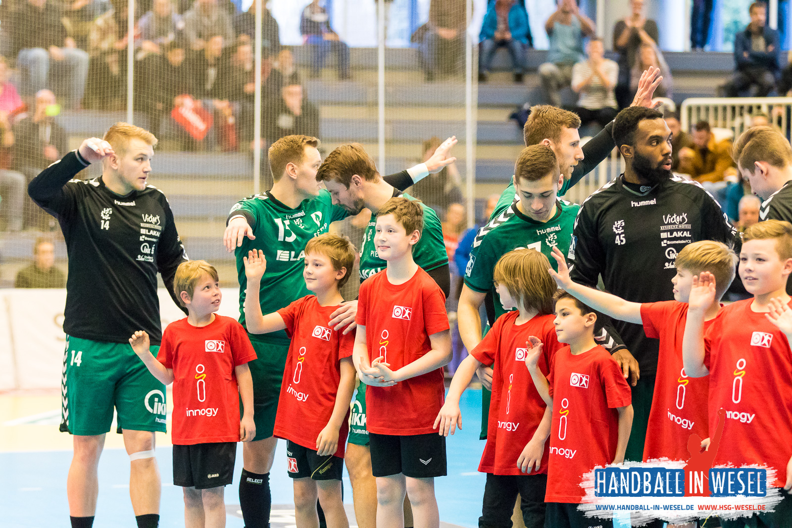 HSG Wesel E-Jugend / Einlaufkids TUSEM Essen 2017